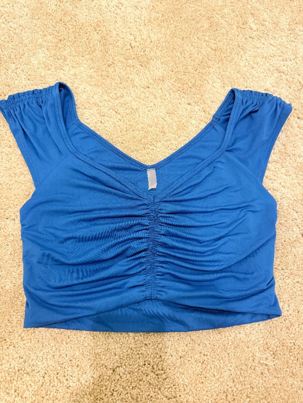 FP Movement Blue Cropped Athletic Top